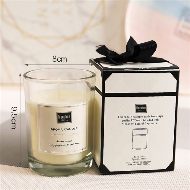 Carton Box Luxury Clear Candle Holder
