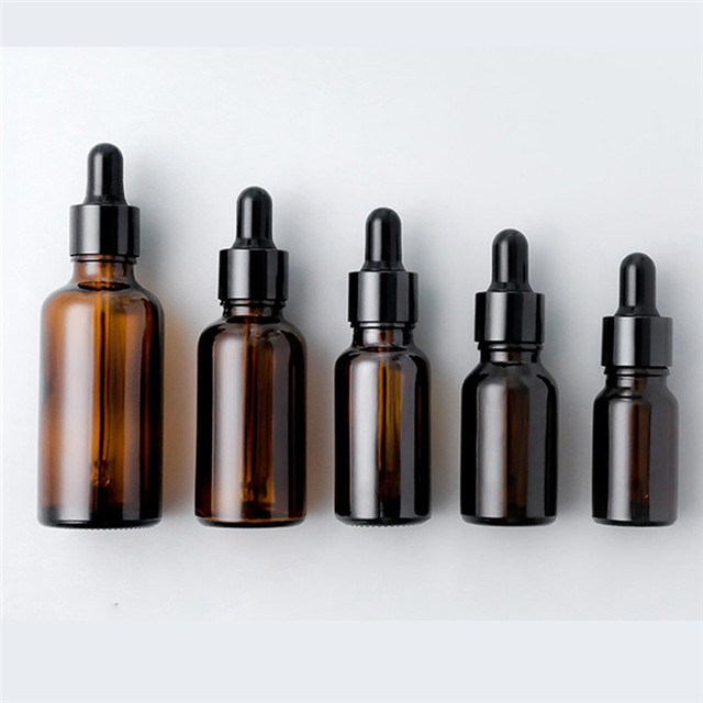 Amber Cosmetics Bottle Hotel With Roller
