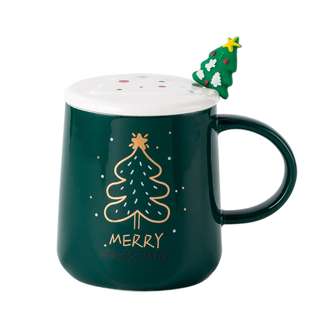 Red Decoration Personalized Christmas Mark Cup