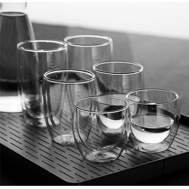 Double Wall Glass Coffee Water Cup