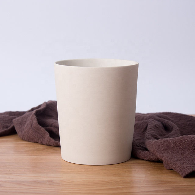White Ceramic Candle Jar For Decorative