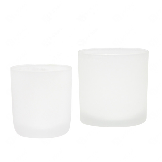 Heat Resistant Frosted Candle Holder