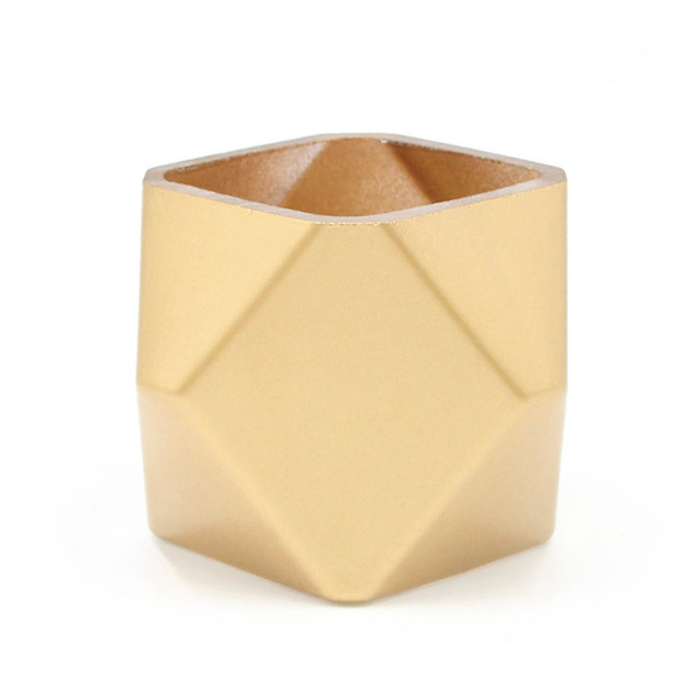 Custom Hexagon Hand Cut Candle Jar