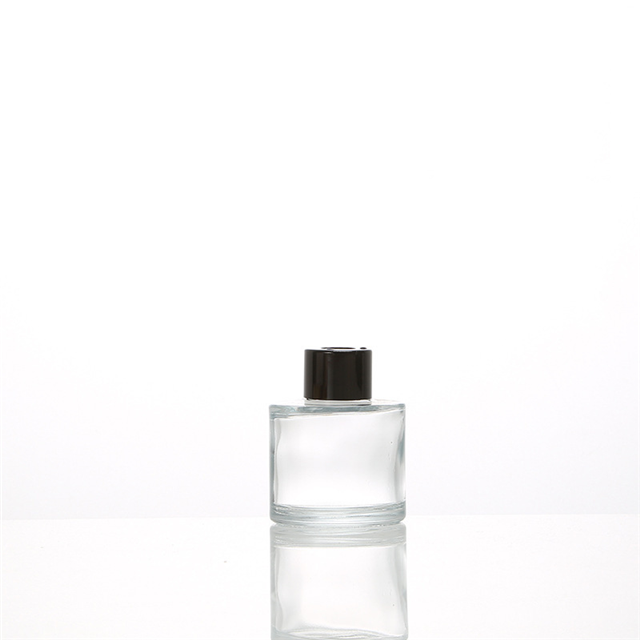 Empty Customized Gold Cap Square Reed Diffuser Bottle