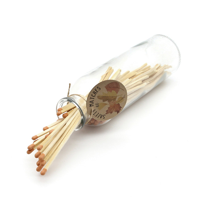 Long Match Sticks in Bottle Candle Matches