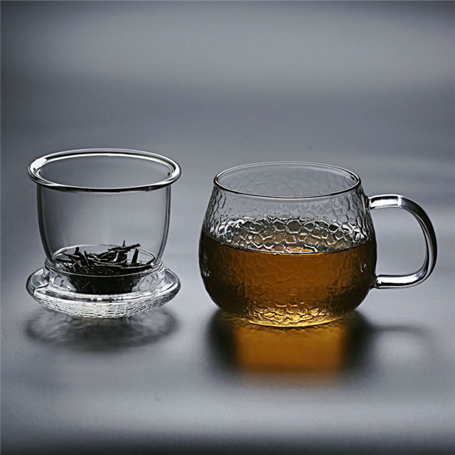 Heat-Resistant Glass Transparent Tea Mug