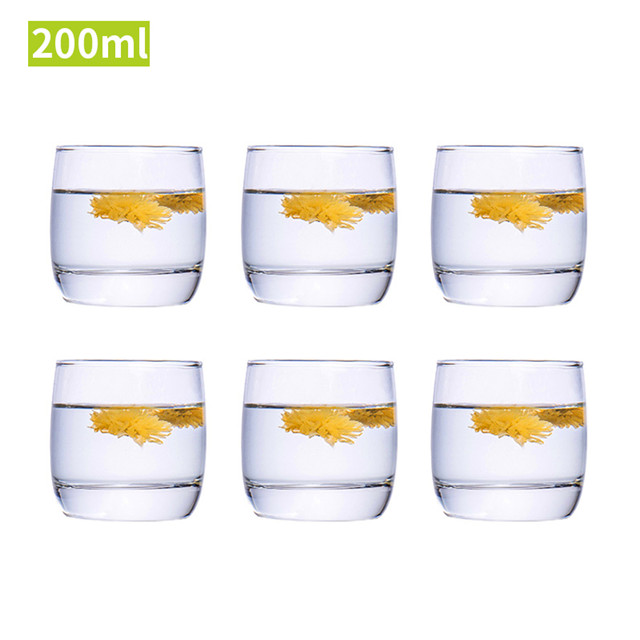 Decoration Large Transparent Drinking Glass Cup