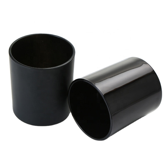 Matte Glass Candle Jar Decorative