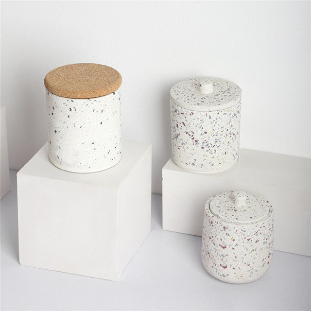 Ceramic Cylinder Gift Unique Candle Container